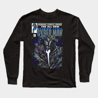 Cyber Man Comic Cover Long Sleeve T-Shirt